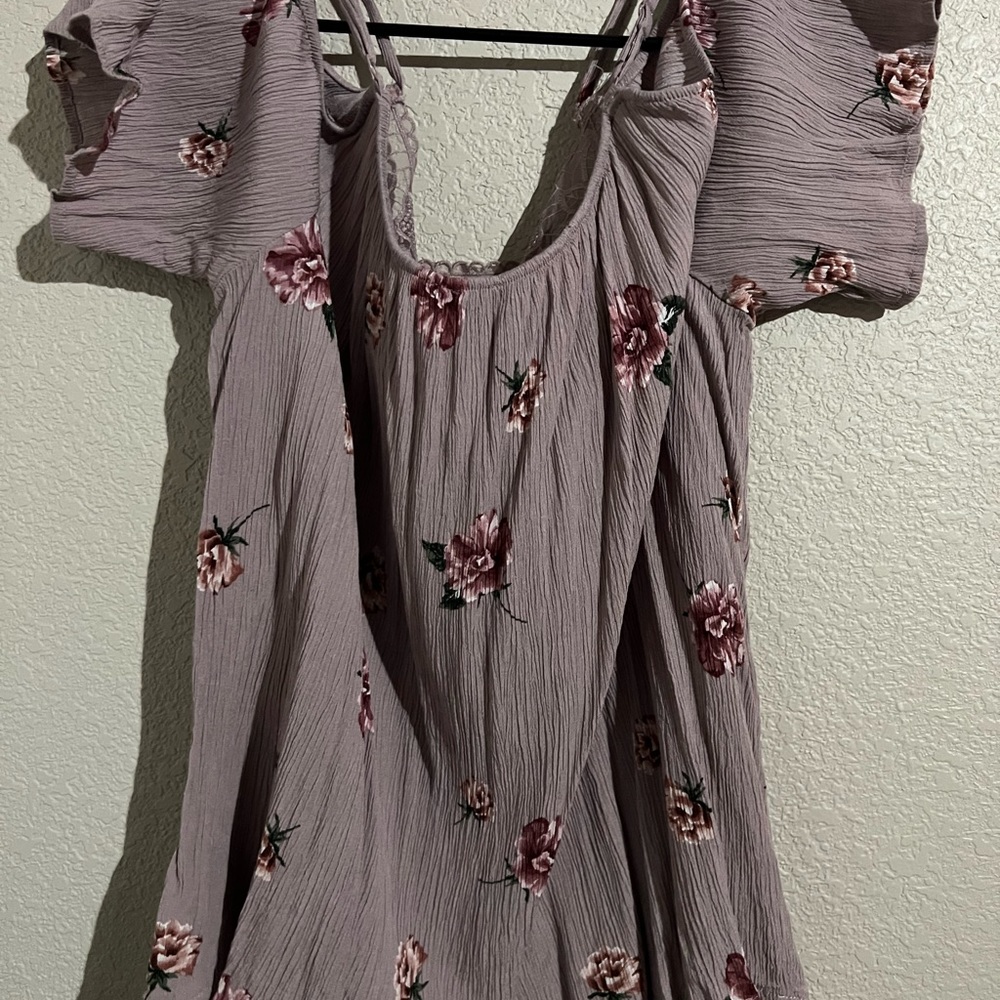 Torrid Crinkle Gauze cold shoulder top